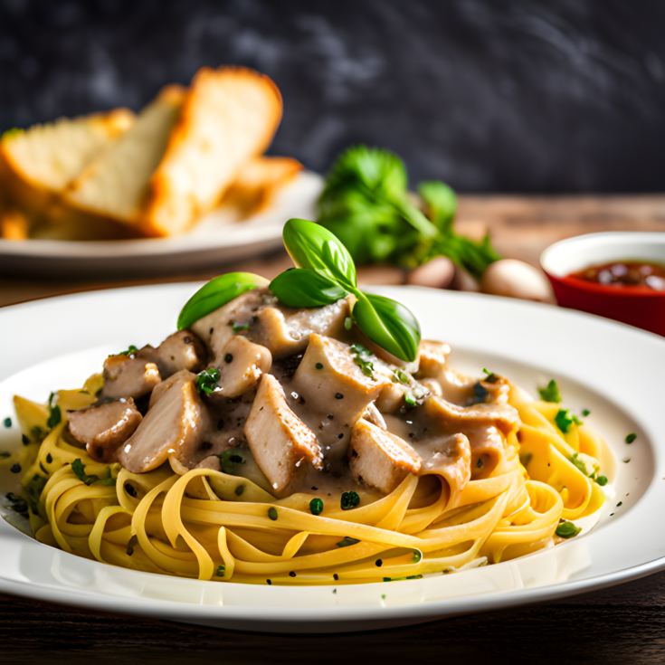 Chicken Marsala Fettuccine Olive Garden