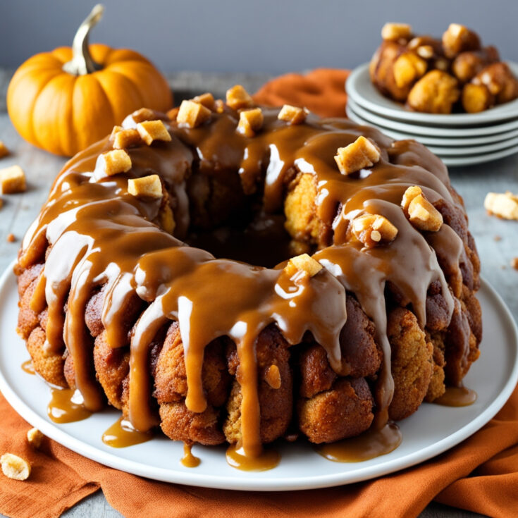 Pumpkin Caramel Monkey Bread Recipe