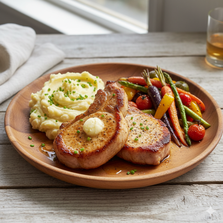 Pan Fried Pork Chops Without Flour