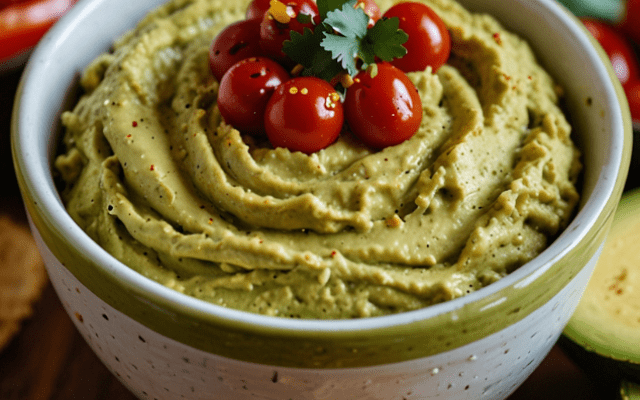 Spicy Avocado Hummus Recipe