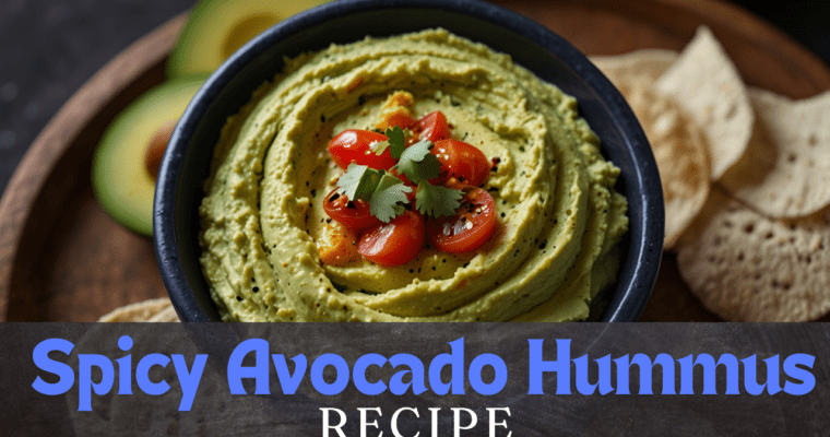 Spicy Avocado Hummus recipe