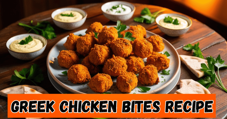 Greek Chicken Bites Recipe