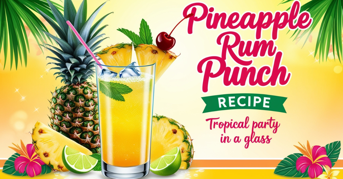 The Ultimate Pineapple Rum Punch Recipe: A Tropical Party in a Glass