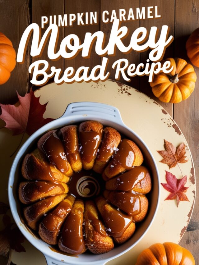 Pumpkin Caramel Monkey Bread Recipe