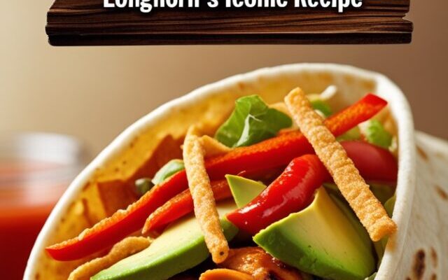 Firecracker Chicken Wraps Longhorn Recipe