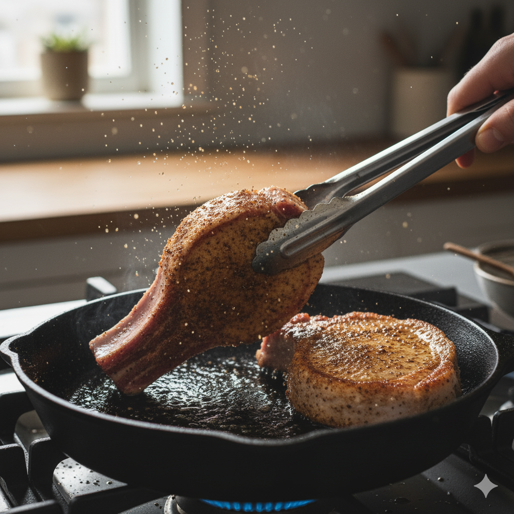 Pan Fried Pork Chops Pan Fried Pork Chops